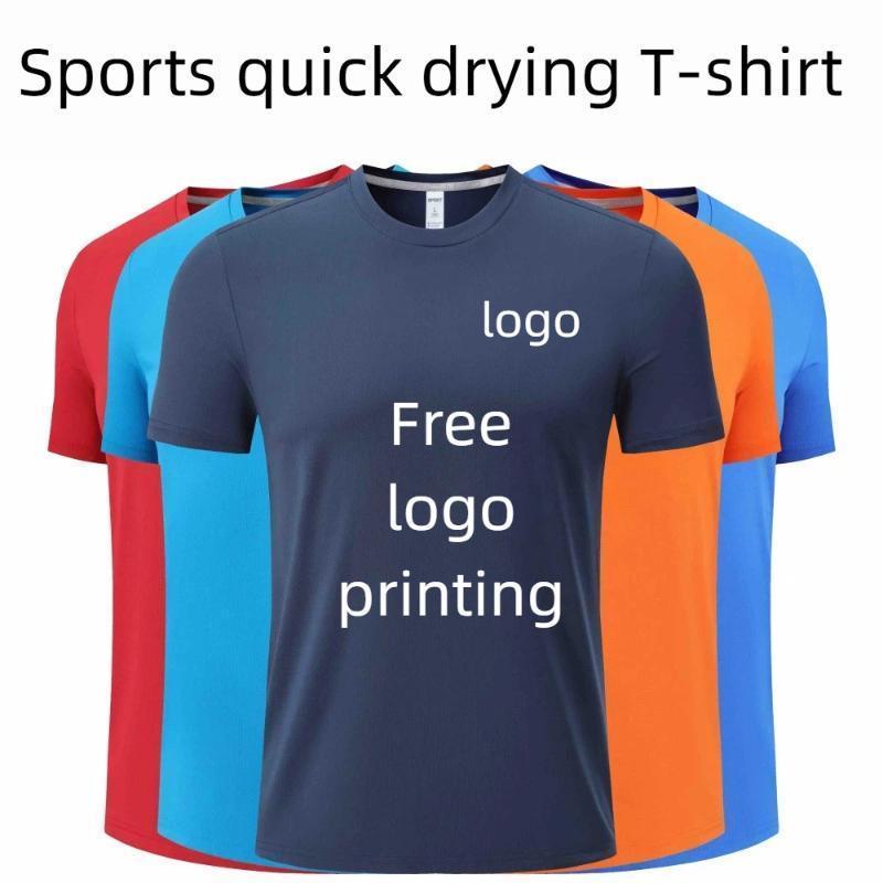 Sports Equipment Jersey - 夏のメンズランニングスポーツ速乾性Tシャツ、パーソナライズされたカスタムプリントロゴ、サッカー、バスケットボール、マラソンレースジャージ