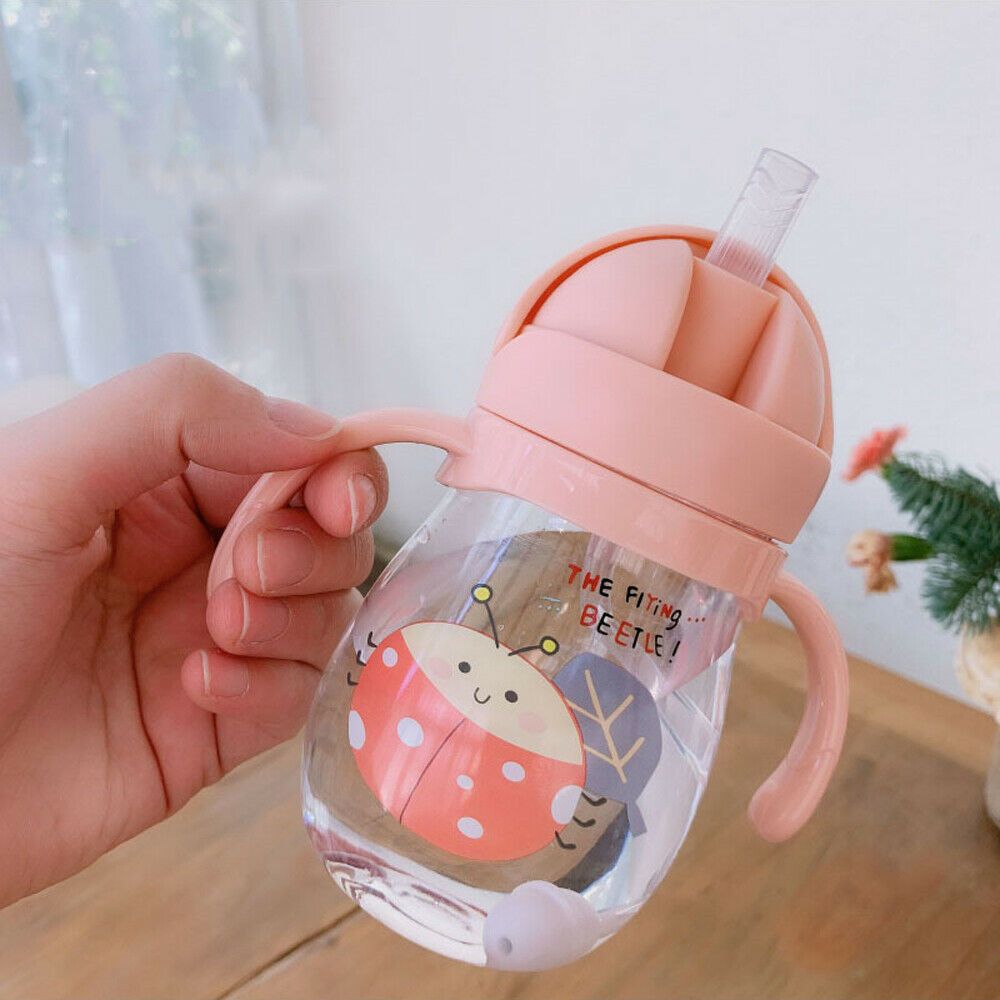 Sports Equipment Types - ポータブルストロー,子供用,スポーツ,旅行,飲用ボトル,ウォーターカップ,かわいい漫画,屋外,350 ml