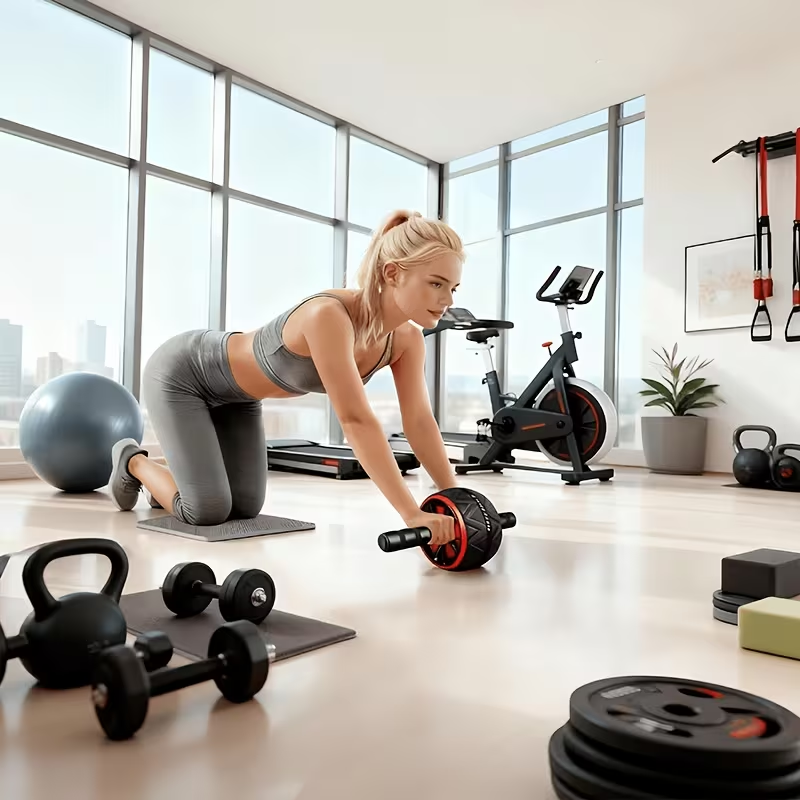 アブローラーホイールと膝マット、腹部と体幹の筋力トレーニング - Sports Equipment Warehouse のレビューと価格