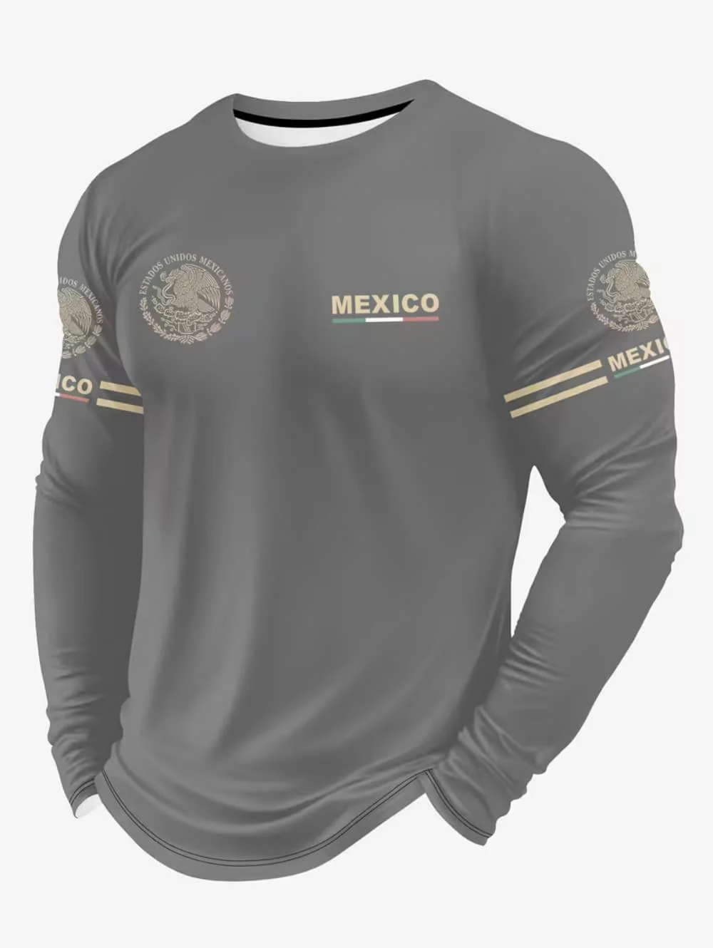 メンズメキシコイーグルプリントTシャツ、ファッショナブルで快 - Sports Equipment Jersey のレビューと価格