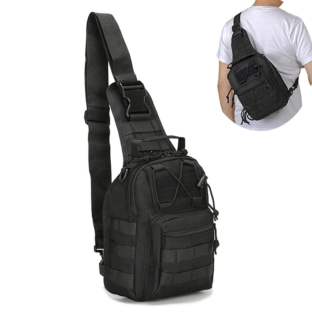 男性クロスボディスリングバックパックショルダーチェストバッグ - Sports Equipment Storage のレビューと価格