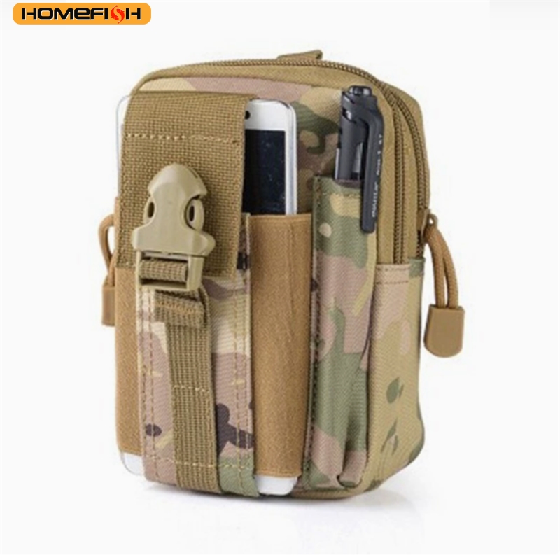 HOMEFISH メンズウエストバッグジャングル迷彩ハンギン - Sports Equipment Storage のレビューと価格