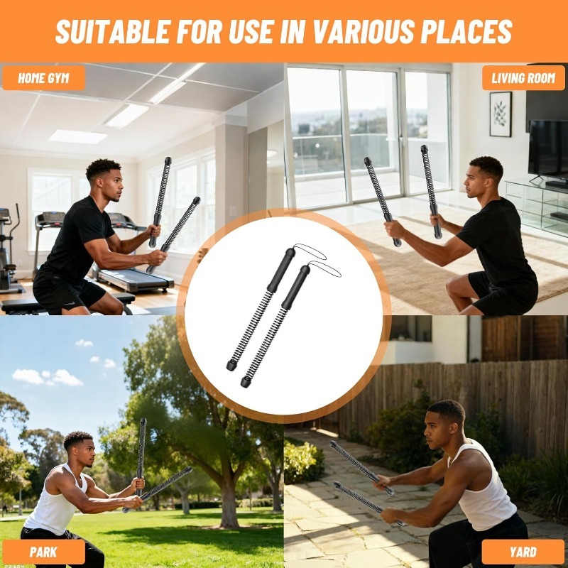 ワイヤレススイングコンバットロープ、2個セット – 腕力強化 - Sports Equipment Warehouse のレビューと価格