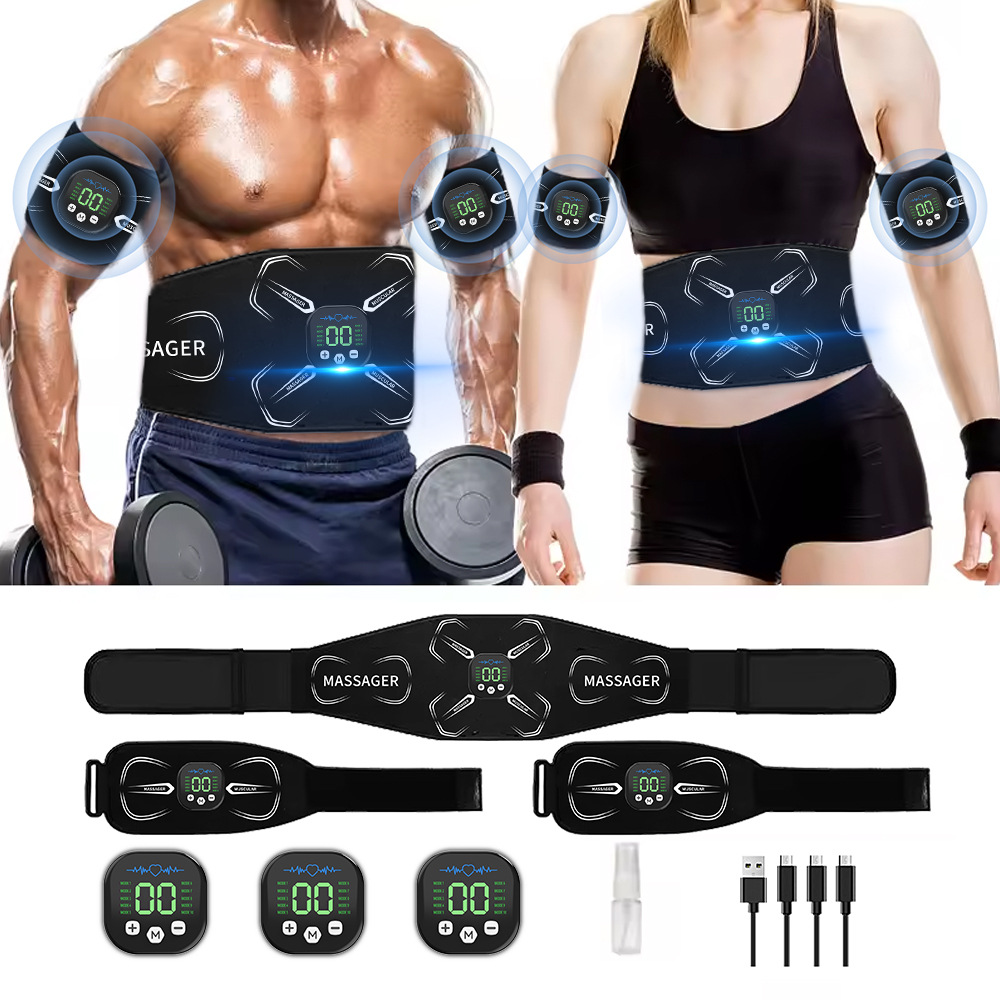 EMS 筋肉刺激装置腹部トレーナー腹筋トナー腕腹脚エクササイ - Sports Equipment Warehouse のレビューと価格